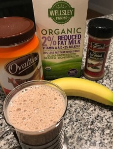 MEG's chocolate banana shake rev