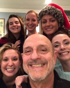 Ron with girls Dec 2017
