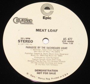 Paradise by the dashboard light