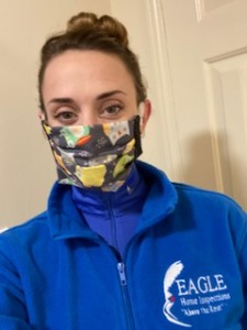 Marley in mask front view